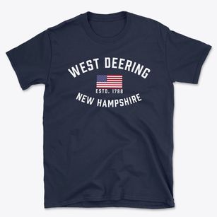 West Deering New Hampshire Patriot Basic T-Shirt