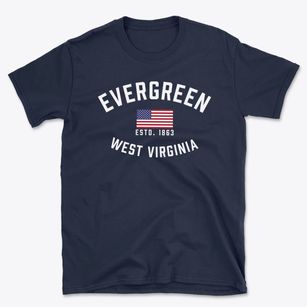 Evergreen West Virginia Patriot Basic T-Shirt