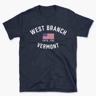 West Branch Vermont Patriot Basic T-Shirt