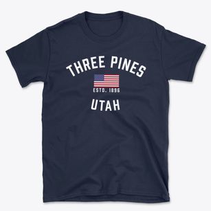 Three Pines Utah Patriot Basic T-Shirt