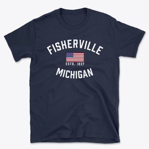 Fisherville Michigan Patriot Basic T-Shirt