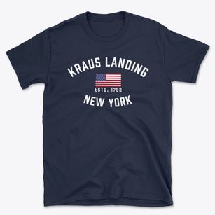 Kraus Landing New York Patriot Basic T-Shirt