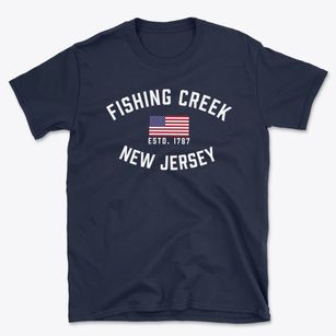 Fishing Creek New Jersey Patriot Basic T-Shirt