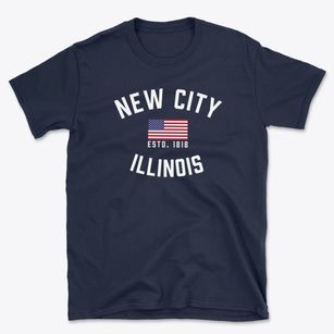 New City Illinois Patriot Basic T-Shirt