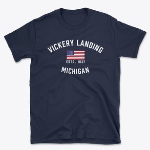 Vickery Landing Michigan Patriot Basic T-Shirt