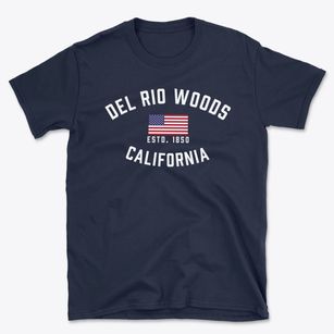 Del Rio Woods California Patriot Basic T-Shirt