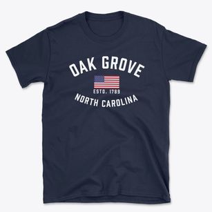 Oak Grove North Carolina Patriot Basic T-Shirt