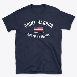 Point Harbor North Carolina Patriot Basic T-Shirt