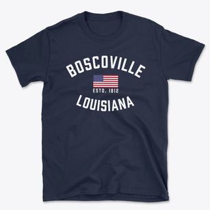 Boscoville Louisiana Patriot Basic T-Shirt