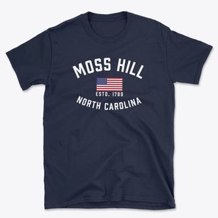 Moss Hill North Carolina Patriot Basic T-Shirt