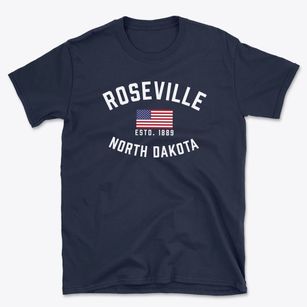 Roseville North Dakota Patriot Basic T-Shirt