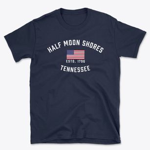 Half Moon Shores Tennessee Patriot Basic T-Shirt