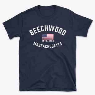 Beechwood Massachusetts Patriot Basic T-Shirt