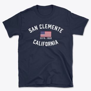 San Clemente California Patriot Basic T-Shirt