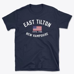 East Tilton New Hampshire Patriot Basic T-Shirt