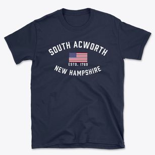 South Acworth New Hampshire Patriot Basic T-Shirt