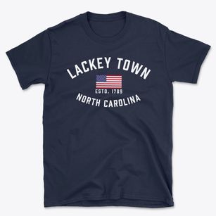 Lackey Town North Carolina Patriot Basic T-Shirt