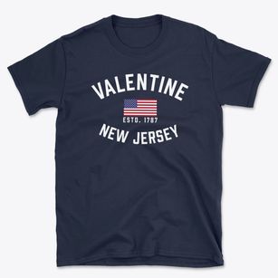 Valentine New Jersey Patriot Basic T-Shirt
