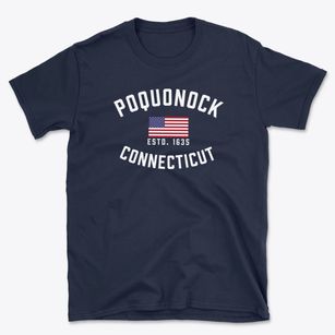 Poquonock Connecticut Patriot Basic T-Shirt