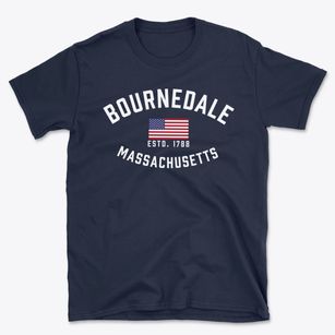 Bournedale Massachusetts Patriot Basic T-Shirt