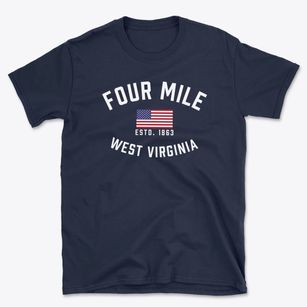 Four Mile West Virginia Patriot Basic T-Shirt