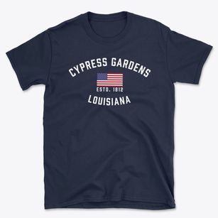 Cypress Gardens Louisiana Patriot Basic T-Shirt