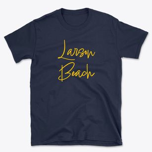 Larson Beach Michigan Freestyle Basic T-Shirt