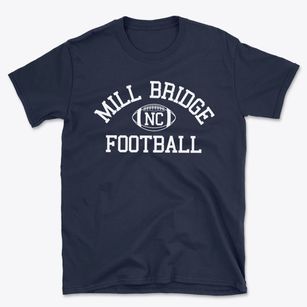 Mill Bridge North Carolina Football Basic T-Shirt