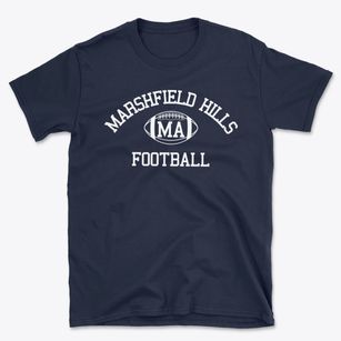 Marshfield Hills Massachusetts Football Basic T-Shirt