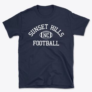 Sunset Hills North Carolina Football Basic T-Shirt