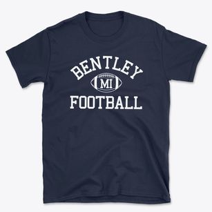 Bentley Michigan Football Basic T-Shirt