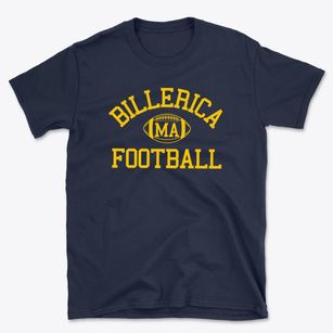 Billerica Massachusetts Football Basic T-Shirt