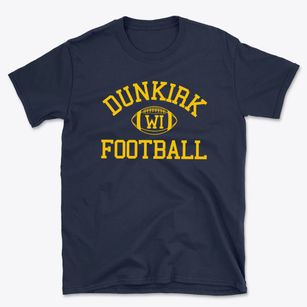 Dunkirk Wisconsin Football Basic T-Shirt