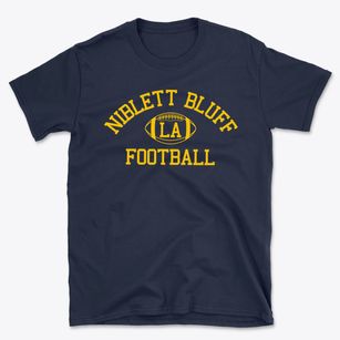 Niblett Bluff Louisiana Football Basic T-Shirt
