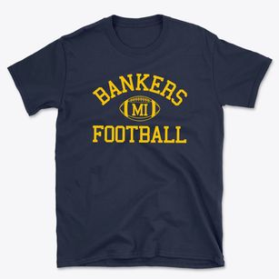 Bankers Michigan Football Basic T-Shirt