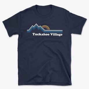 Tuckahoe Village Virginia Mountain View Basic T-Shirt
