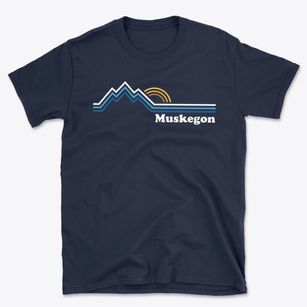 Muskegon Mississippi Mountain View Basic T-Shirt