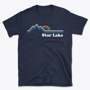 Star Lake Wisconsin Mountain View Basic T-Shirt