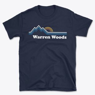 Warren Woods Virginia Mountain View Basic T-Shirt