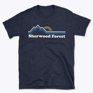 Sherwood Forest North Carolina Mountain View Basic T-Shirt