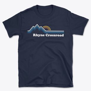 Rhyne Crossroad North Carolina Mountain View Basic T-Shirt