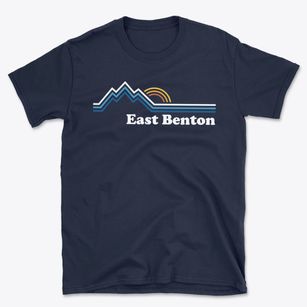 East Benton Maine Mountain View Basic T-Shirt