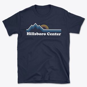 Hillsboro Center New Hampshire Mountain View Basic T-Shirt
