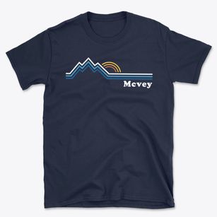 Mcvey West Virginia Mountain View Basic T-Shirt