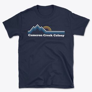 Cameron Creek Colony California Mountain View Basic T-Shirt