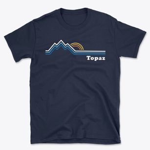 Topaz Michigan Mountain View Basic T-Shirt