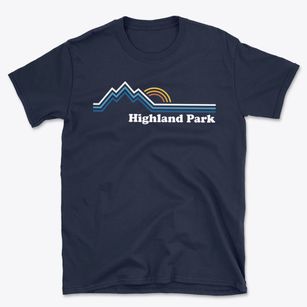 Highland Park Arizona Mountain View Basic T-Shirt