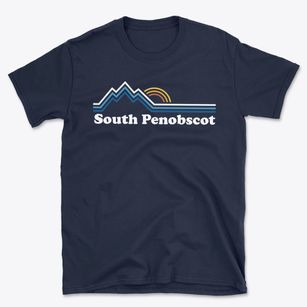 South Penobscot Maine Mountain View Basic T-Shirt