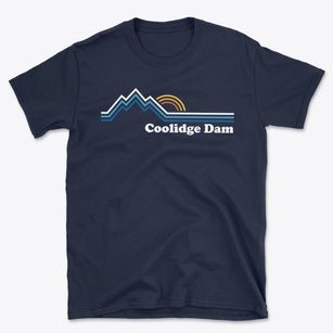 Coolidge Dam Arizona Mountain View Basic T-Shirt