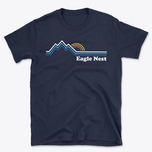 Eagle Nest Michigan Mountain View Basic T-Shirt